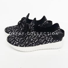 Sepatu Yezy Anak Murah Hitam Bintik Putih / Sepatu Olahraga Anak Laki Laki Sport Joging / Lari / Outdoor / Sepatu Kets Anak / Sepatu Sekolah Anak Laki Laki Pria Cowok