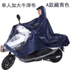 Sepeda Motor Listrik Ibu dan Anak Sepeda Motor Dua Sepeda Motor Jas Hujan Jas Hujan (Yang Tunggal Oxford Angkatan laut Ukuran Plus)
