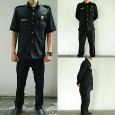 Seragam Baju Setelan Satpam / Security / Supir / Bodyguard / Safari - Fw40bc