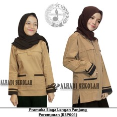 Seragam Pramuka Siaga UKURAN 7 s/d 13. Pramuka Lengan Panjang Laki-Laki / Perempuan (KSP001)