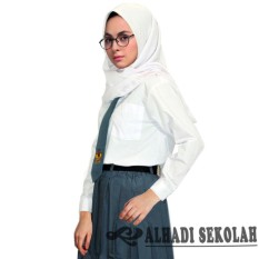 Seragam Sekolah Putih Polos, UKURAN 4 s/d 18, Kemeja Lengan Panjang Putih Polos SD, SMP, SMA (KPS001-01)
