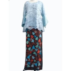 Set Baju Brokat Dan Rok Lilit
