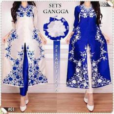 Set Gangga/ Setelan kebaya Celana/ Kebaya Bordir