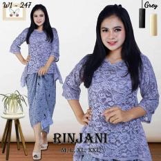 Set Kebaya Brokat Rinjani Grey