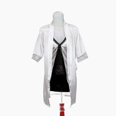 Set Lingerie Kimono & Inner lingerie baju tidur sexy HRS FREE G-strings