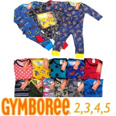 Set Piyama Anak Motif - Baju Tidur Anak Murah - Kaos - (2-5th)