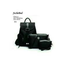 set tas ransel bagpack wanita elegan branded mewah remaja korea unik