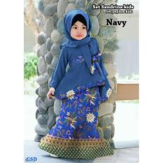 Setelan Baju Anak Cewek/Baju Muslim Anak/Baju Batik Anak/Set Peplum