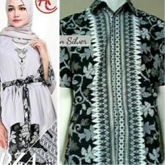 setelan baju batik Modern couple kelurga/kebaya Muslim model kalong tali pinggang FR TERBARU