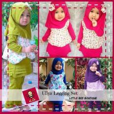 setelan baju dan pashmina balita l pusat gamis anak-anak surabaya l Uliya Legging Set