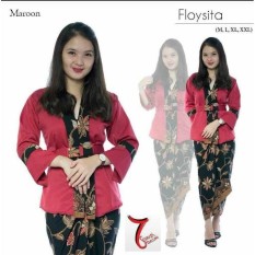 Setelan baju kebaya batik modern kutu baru & rok lilit . Elnira 1. keluaran terbaru fashion wanita