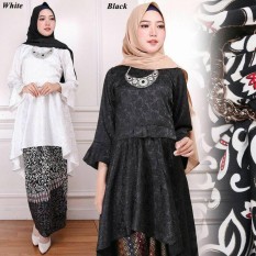 setelan baju kebaya modern model Tunik pinguin wanita / fashion baju wanita batik gamis wanita muslim