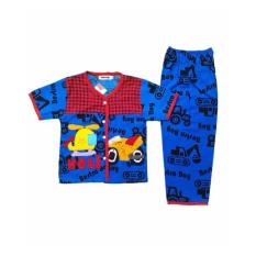 Setelan Baju Tidur Piyama Anak Laki-Laki Lengan Pendek BL28-4