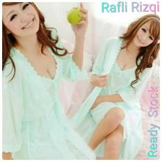 Setelan Baju Tidur Wanita Cantik Sleepwear Daster Kimono Seksi - Cb35a7