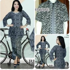Setelan Couple Baju Batik / Kebaya Modern brukat renda furing terbaru higt quality kebaya lebaran / batik lebaran /kebaya kartini