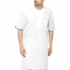 SETELAN Gamis ARABI Pria / Pakaian Muslim Pria Tangan Pendek Al-Isra