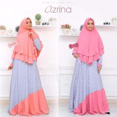 Setelan Gamis / Dress Syari Azrina + Khimar dari Oribelle