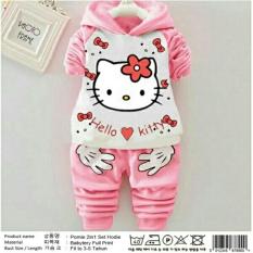 Setelan Hoodie Ribboni Hello Kitty Kid