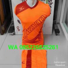 SETELAN KAOS VOLI UKURAN M.L.XL MZN OREN