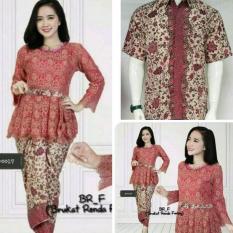 Setelan kebaya Couple/kebaya Baju Batik / Kebaya Modern/kebaya keluarga/kebaya wanita/ kebaya BRUKAT renda furing terbaru higt quality