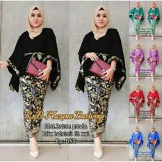 Setelan Kebaya Modern, Murah, Cape Brokat, Batik Wanita, Baju Wanita, Batik, Kutu Baru, Baju Batik; Motif dan Warna real photo #Ukuran S, M, L dan XL