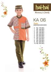 Setelan Koko Anak HAI-HAI KA 06 (Merah Bata/Ungu)