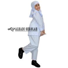 Setelan Muslim Anak. Pakaian Sekolah Madrasah. UKURAN 8 s/d 15. (SBD001-01) Batik Alhadi