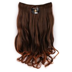 Seven 7 Revolution Hair Clip Keriting Curly Lightbrown Big Layer 60 cm - Coklat Muda / Hairclip Korea