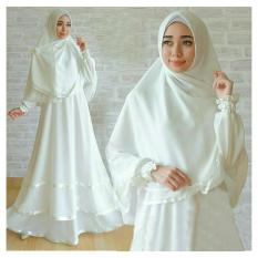 Gamis Anggun Syar'i Putih