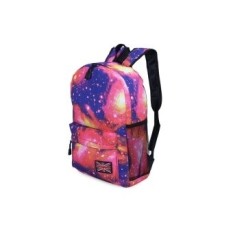 SH Cemerlang Cosmos Cetak Uniseks Sekolah Belanja Perjalanan Portablebackpack Merah-Internasional
