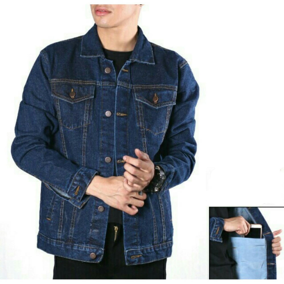 SH Jaket jeans pria / Denim jacket keren
