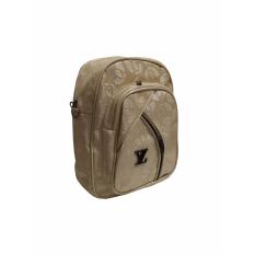 Shae Tas Ransel Wanita Duo Type Motif Floral - Cream