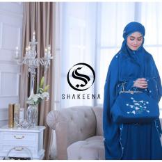 Shakeena Mukena Saniya Biru Laut