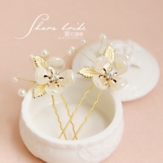 Shayla New new leaf flower beaded bridesmaid wedding jewelry bridal headdress hairpin styling accessories supplies - intl