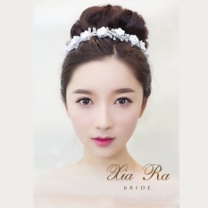 Shayla wedding dress handmade crystal simple bridal headdress hairaccessories hair band hair bands head jewelry with flower shape - intl