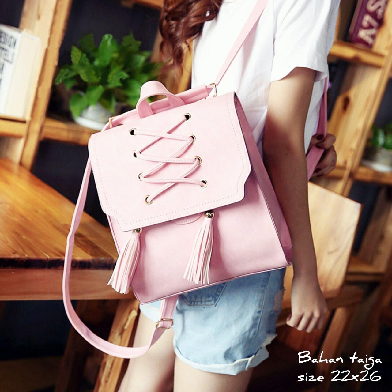 She Tas Ransel Wanita Backpak Punggung Wanita Tali