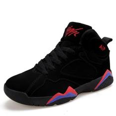 SHOCK Sepatu Basket Sepasang Sepatu-top Olahraga Sepatu (Ungu Hitam) Intl