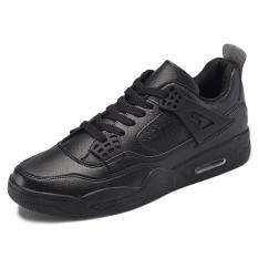 SHOCK Fashion Sepatu Pasangan Bernapas Nyaman Sepatu Air Cushion Basket Sepatu (hitam)