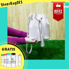 Shoesbagoes - Tas Selempang Bucket Bag Miniso - Tas Serut - Sling bag - FREE MY BOTTLE