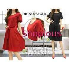 Shoplous Dress Wanita Tata / Dress casual / Dress Wanita / Dress Hamil /Dress pita / Dress wanita / Dress cewe / Dress Modis / Dress natalia / Dress Hitam