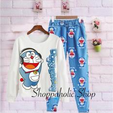 Shoppaholic Shop Baju Kodok Setelan Dora / Baju Setelan / Baju Jamsuit / Celana Joger / Celana Katun / Baju Doraemon / Baju Kodok / Celana Wanita / Kaos Bagus