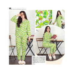 Shoppaholic Shop Baju Tidur Wanita Keropi / Piyama Wanita / Baju Tidur Wanita / Baju Santai / Piyama Dewasa / Piyama Karakter