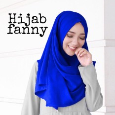 Shoppaholic Shop Hijab Instan Pasmina Fanny - Biru / Dress Muslimah / Hijab Muslim / Gamis Syari / Baju Muslim / Fashion Muslim / Dress Muslim / Fashion Maxi / Setelan Muslim / Atasan Muslimah/ Jilbab / Pashmina