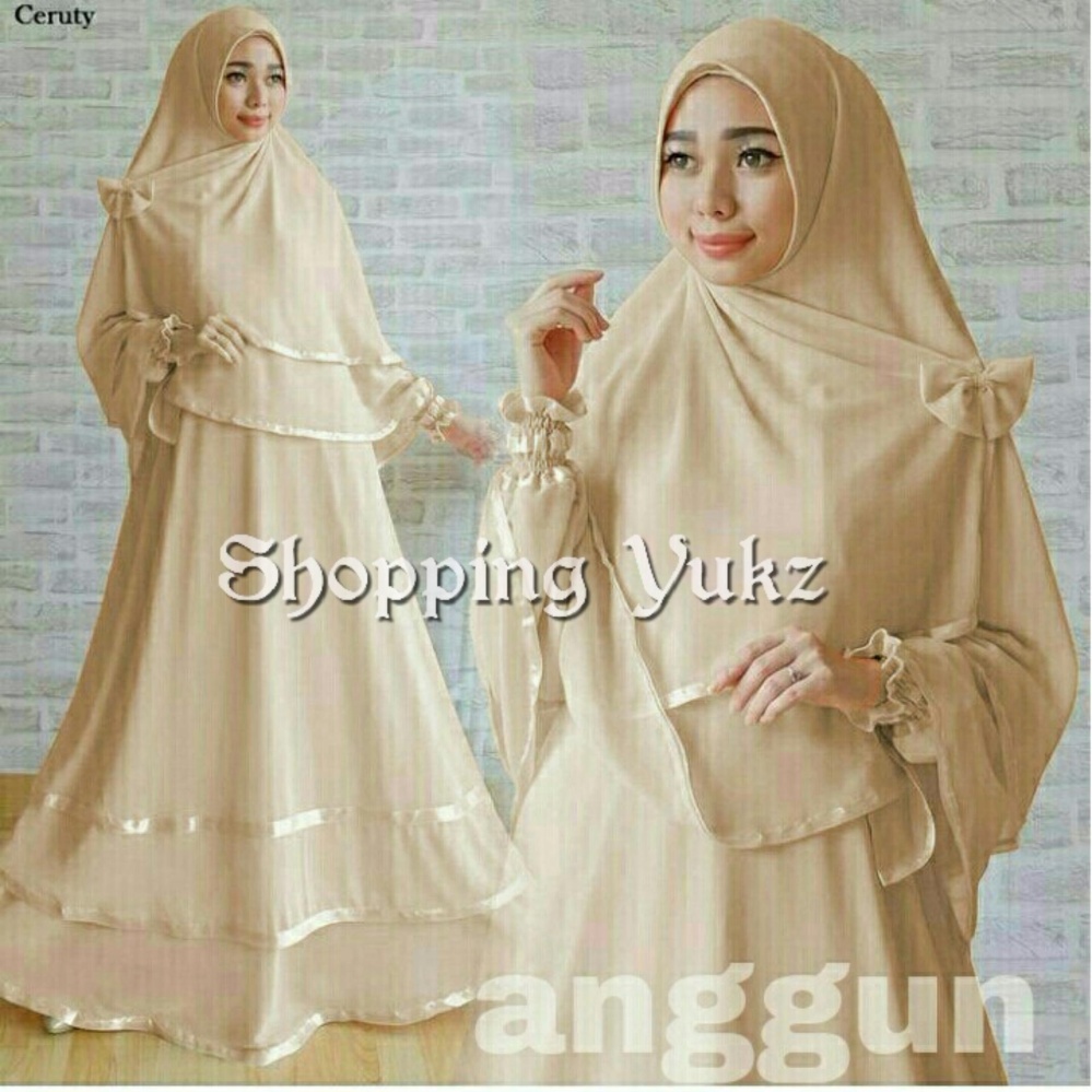 Shopping Yukz Baju Gamis Muslim Syari FITRI - COKSU ( Dapat Jilbab ) /Dress Muslim / Fashion Muslim / Baju Muslimah / Gaun Muslim / Gamis Wanita / Hijab Muslim/ Gamis Murah
