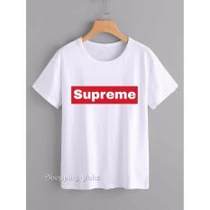 Shopping Yukz Kaos Wanita SUPREME - WHITE / T-shirt Wanita / Kaos Cewek / Tumblr Tee Cewek / Kaos Wanita Murah / Baju Wanita Murah / Kaos Lengan Pendek / Kaos Oblong / Kaos Tulisan