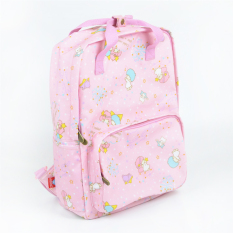 Shuangzi Bintang Imut Kecil Model Sama Gadis Tas Mini Tas Ransel (Seperti Gambar Jenis Muda Jambu 14-Inch Tas Ransel)