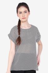 Simply Estra Women Clothing Tops Blouses & Shirts Wanita Busana Atasan Blus & Kemeja Multicolor Kombinasi Diskon discount murah bazaar baju celana fashion brand branded