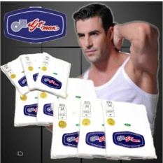 Singlet Pria / Kaos Dalam Pria / Gt Man 302 B per 3pcs size 32.34.36