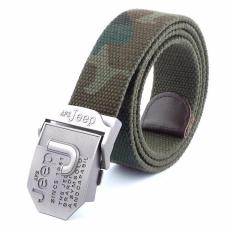 Skytop Ikat Pinggang JEEP Ikat Pinggang Canvas Ikat Pinggang Pria - Army Green