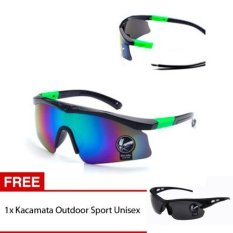 Skytop Kacamata Sport Outdoor Unisex Kacamata Sepeda Kacamata Olahraga Free 1 Item Kacamata